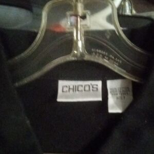 Chico's Black Jean Jacket